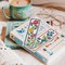6 Pcs Flower Cross Stitch Bookmark Kit for Beginner with Backing Felt Floss Instruction Sunflowers Tulip DIY Stamped Embroidery Bookmark Kit for Starter Adults Book Lovers